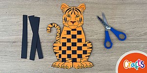 Paper Weaving Tiger