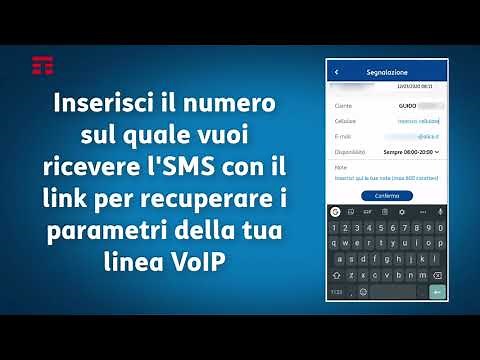Come richiedere i parametri VoIP da app TIM MODEM
