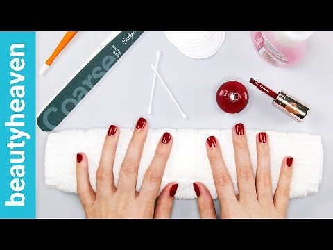 How to do a salon manicure at home