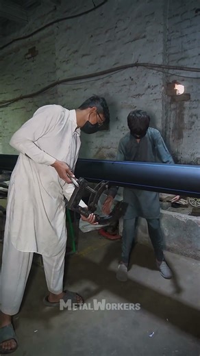 Manufacturing Huge Black PVC Pipes