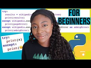 AN INTRODUCTION TO HANDLING EXCEPTIONS IN PYTHON | try except exception handling (beginner python)