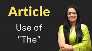 Articles || Use of The || Basic English Grammar || English With Rani Ma'am #article #BasicEnglishGrammar | English With RANI MAM