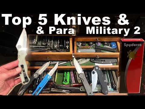 My top 5 knives ever - Where does the Spyderco Para Military 2 fit in there?