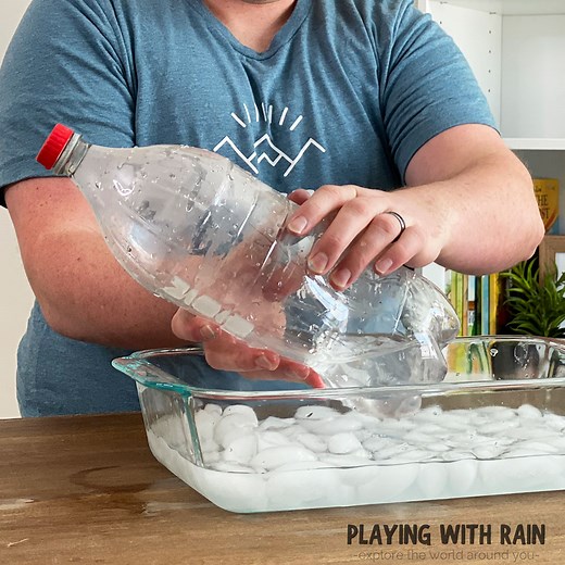 Collapsing Plastic Bottle Experiment