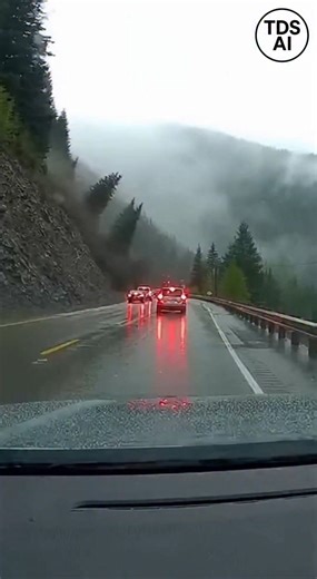 Landslide Blocks Mountain Roadway in Colorado Colorado — A landslide temporarily blocked a mountain roadway after rocks and debris slid onto the pavement, forcing drivers to stop and authorities to restrict access. Video from the scene shows earth and loose material covering portions of the road as crews responded. Officials say the slide likely followed recent weather activity and are assessing slope stability before reopening the route. No injuries were reported, and drivers were advised to us