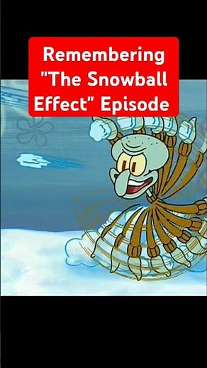 Remembering "The Snowball Effect" Episode #spongebob #cartoon #nostalgia #shorts