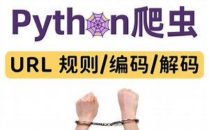 【搞笑Python爬虫教程】07 URL 规则/编码/解码 | 很可铐 我看刑 | 保姆级 持续更新