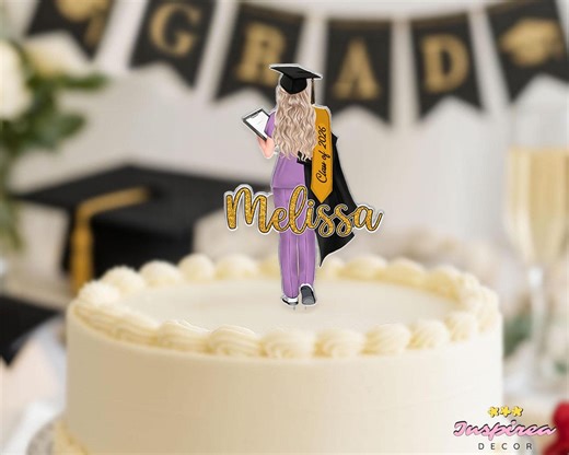 Personalized Nurse Graduation Cake Topper, Class of 2026 Cake Topper, Congrats Graduation Party Decor, Nurse Party Favors Decor - Etsy