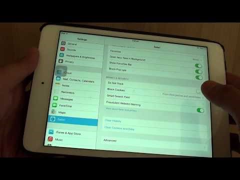 iPad Mini: How to Clear Safari Web Browser History