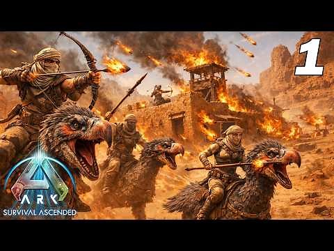 Dans une heure , les raids humains commencent ! Ark Ascended /Scorched Earth / Human NPC 1