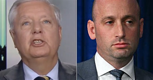 Lindsey Graham Ominously Sums Up Trump’s Loyalty To Stephen Miller