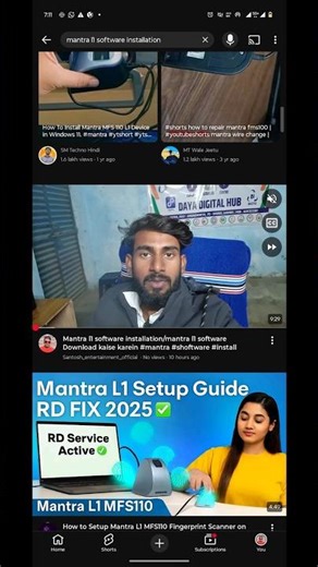 mantra Rd service download and install kaise karein #mantra #rd #service #mantra #L1 #driver
