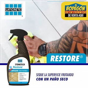 ‼Superficies 100% limpias con Laticrete de Centroamérica Stonetech Restore‼ Recobrá la vida de tus cizas o juntas y devolvelé el color real. Este y muchos otros fabulosos productos para hacer que tu piso luzca impecable por mucho más tiempo disponibles aquí. | El Bodegón de la Cerámica Costa Rica