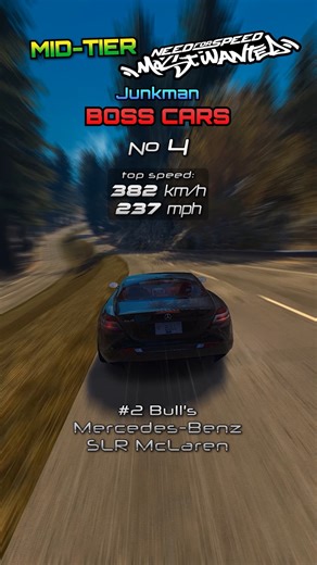 THE 5 MID-TIER Junkman Blacklist Boss Cars ⚡🏎️💨 | NFS Most Wanted 2005 (Max Speed) 🔥