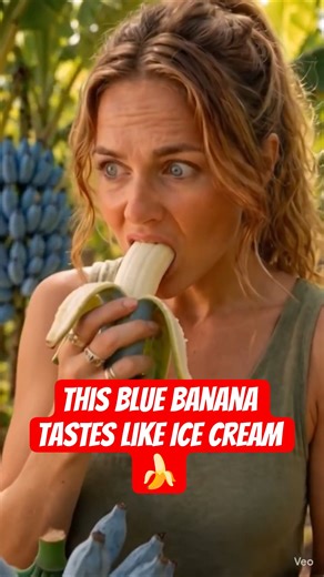 This Blue Banana Tastes Like Ice Cream 🍌
