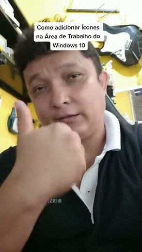Como adicionar Ícones na Área de Trabalho do Windows 10