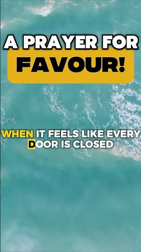 Favor Will Follow You 🙏