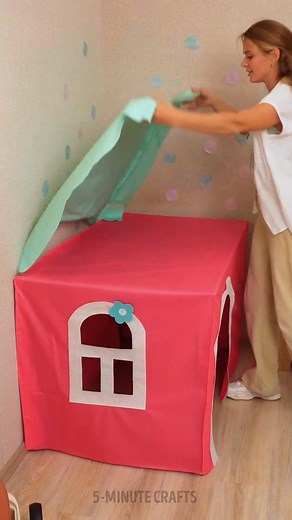 236K views · 726 reactions | Mom Flips Mess Into Tiny Fairy Tale Tea House | 5-Minute Crafts Play | Facebook