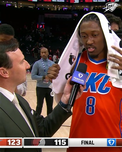 Catch up with JDub and Nick Gallo following tonight’s road win 🎙️ | Oklahoma City Thunder