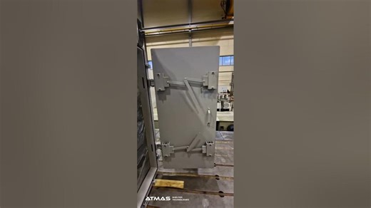 Atmas ATM SO-1 shelter blast door locking mechanism operation principal