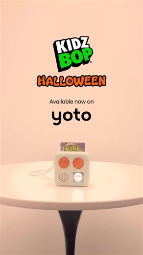 Looking for screen-free Halloween fun for your kids? 🎶 🎃 The KIDZ BOP Halloween Yoto card has the ultimate playlist of spooky kid-friendly Halloween songs 👻 Get your KIDZ BOP Halloween Yoto card now at https://us.yotoplay.com/products/kidz-bop-halloween | KIDZ BOP