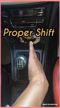 Correct Gear Shifting Technique I Manual Gearbox I