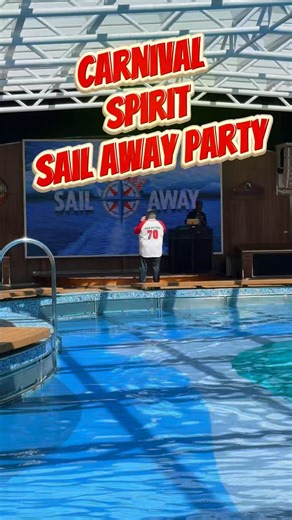Carnival Spirit Sail Away Party 🚢 Let the Cruise Fun Begin! #CruiseLife #carnivalspirit #familyfun
