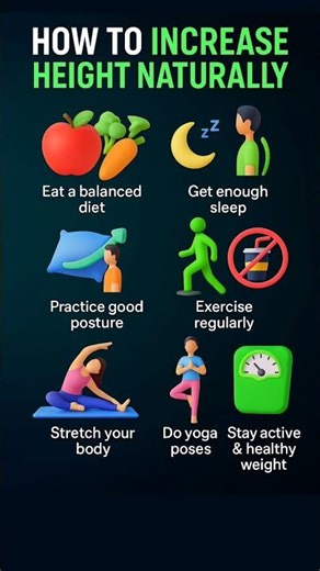 🌿 “How to Increase Height Naturally – Proven Growth Tips for Teens & Adults”