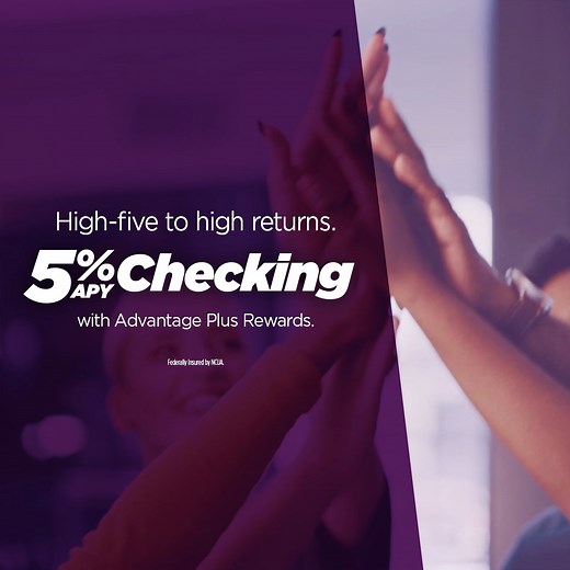Elevate your financial game with Advantage Plus Rewards-- earn up to 5% APY on Checking balances and watch your earnings reach new heights! 💰📈 Visit us online to learn more and move your money to where it matters: https://bit.ly/4r39dIr | Advia Credit Union