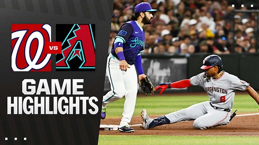 Nationals vs. D-backs Highlights