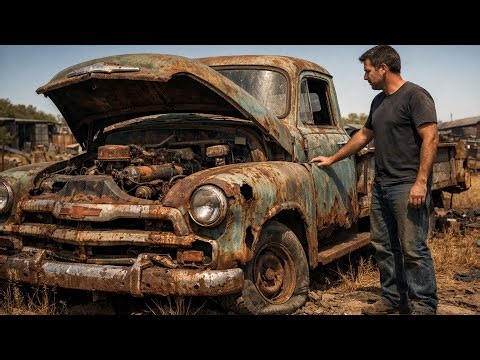 ASMR Car Restoration | Saving an Abandoned 1955 Chevrolet 3100 Task Force – Full Restoration From