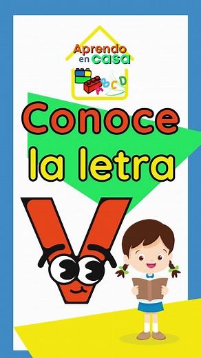 ✅️ Cómo enseñar la letra "v" 😉 #escuela #letras #aprendizaje #preescolar #educacion | Aprendo en casa