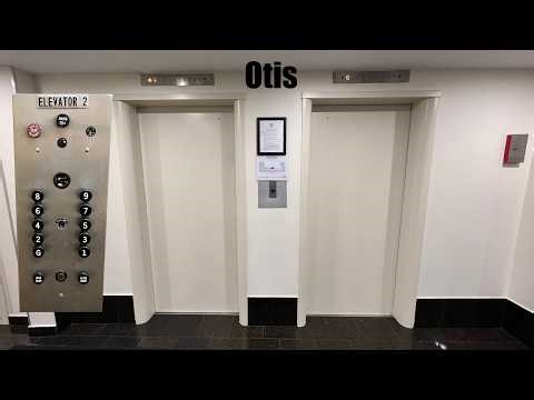 Vintage Otis Elevators at 500 W Belmont in Chicago, IL