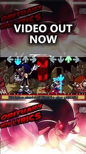 Obituary With Lyrics (Free4Me) | FNF Sonic Legacy Mod OUT NOW 🛎️ #fnf #fnflyrics