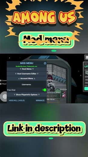 Among Us ModMenuLatest|ESP,Teleport,SkinsUnlocked,Free Chat#amongus#amongushacks#amongushackmodapk