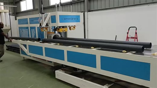 Automatic Twin Screw PVC Pipe Belling Machine for Plastic Extruders Training 380V 50HZ High Efficiency PVC Pipe Production