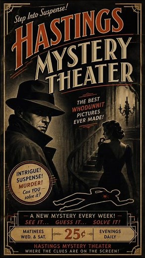 Hastings Mystery-Find what you've been looking for! 😊 #whodunit #classicmovies #filmnoir