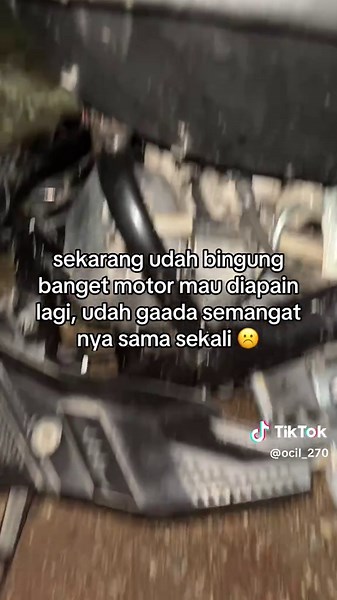 udah gak punya energi lagi😕 #motorrusak #kapanhedon #mekaniksad #foryou #fyp