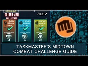 Taskmaster Midtown Combat Challenge Tokens Guide | Spider Man Remastered