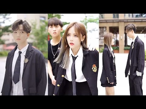 Mafia Boy Fall In Love With Mafia Girl | Cute Couple In High School