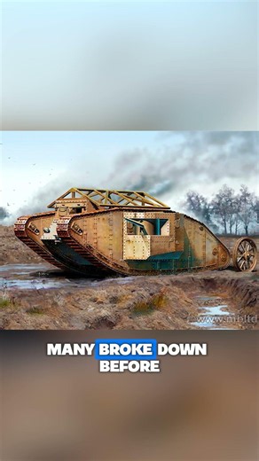 Mark I: The World's First Tank Explained #Shorts
