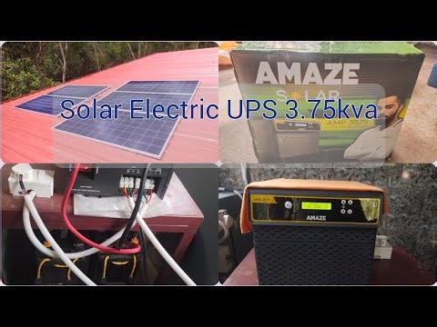 ಸೋಲಾರ್ High Power Solar Electric UPS Inverter 3.75kva kannada 94809 03110(WhA) 93806 03801