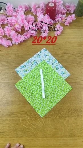 Easy Fabric Pad Sewing | Simple & Aesthetic DIY #easyDIY #sewingDIY #handmade | Made by Zelish