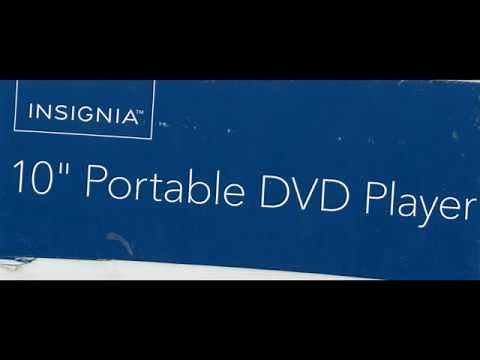 Insignia 10" Portable DVD Player Swivel Screen NS-P10DVD18 (10-2019)