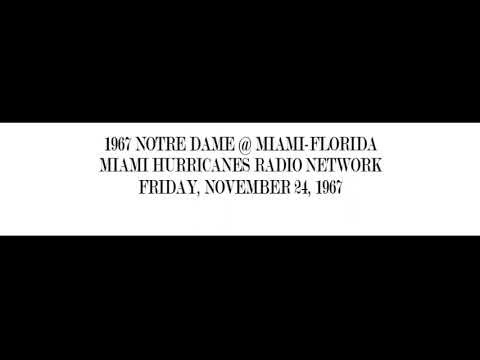 1967 Notre Dame @ Miami-Florida
