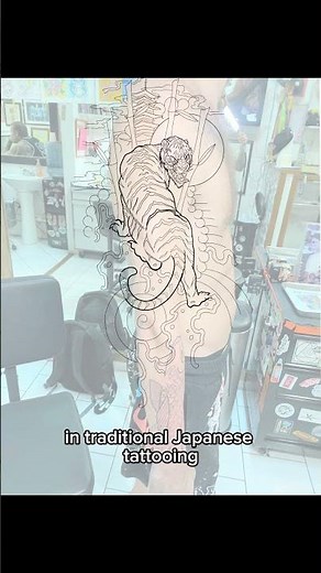 The meaning of a Japanese Irezumi Tiger tattoo