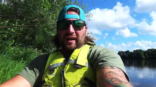 Amazing river fishing for smallmouth bass