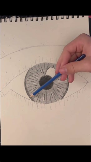 Part 11 of drawing an eye#art #understandingbydesign #conceptart #drawing #thoughtfuldesign