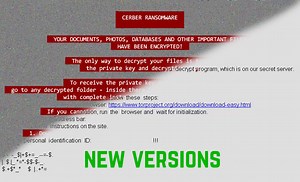 Locky et Cerber Ransomware virus deux mis à jour