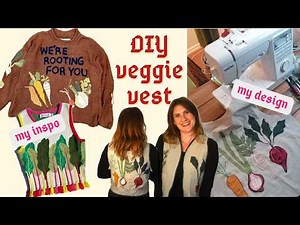 Making a veggie vest (free sewing tutorial)